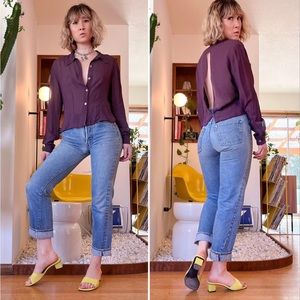 Vintage Chiffon Blouse